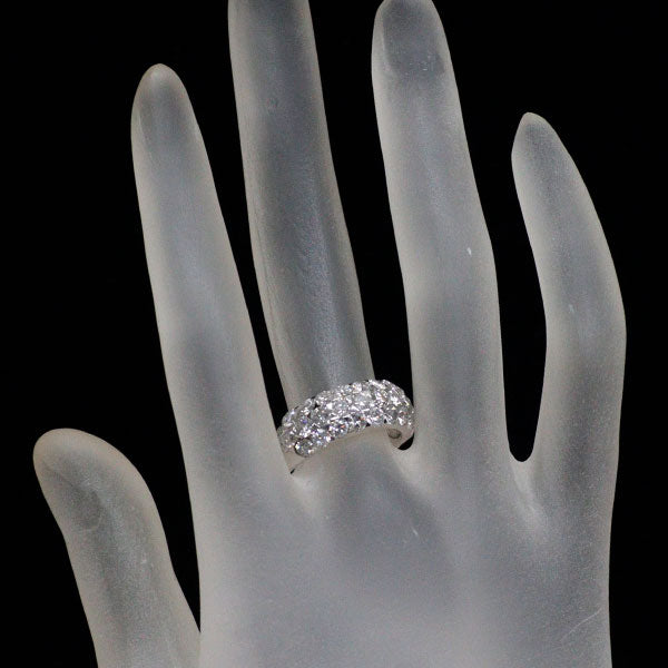 K18WG ダイヤモンド リング 2.00ct パヴェ