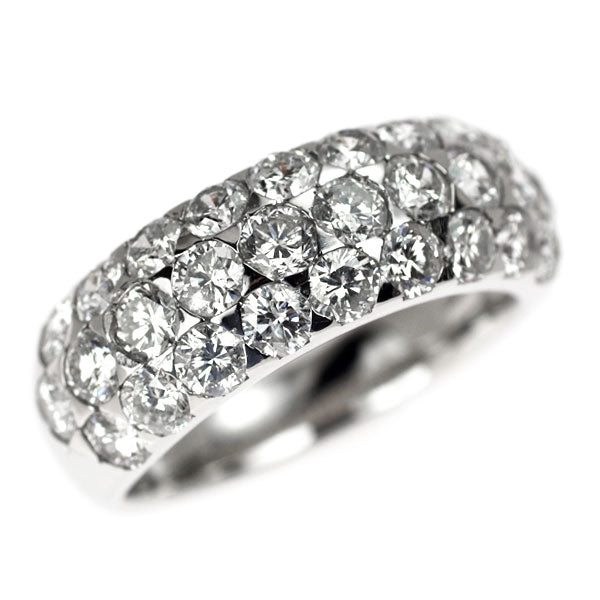 K18WG ダイヤモンド リング 2.00ct パヴェ