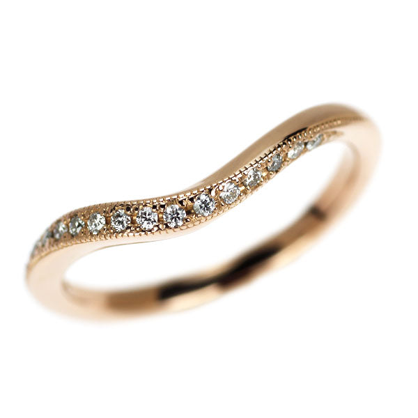 アイプリモ K18PG ダイヤモンド リング 0.06ct アピアス