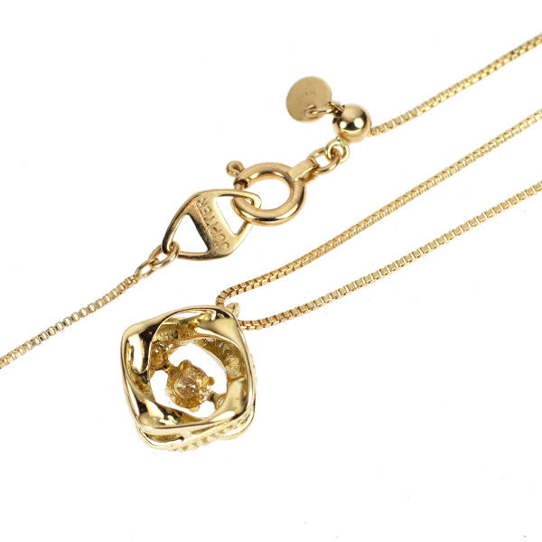 ジュピター K18YG ダイヤモンド ペンダントネックレス 0.13ct