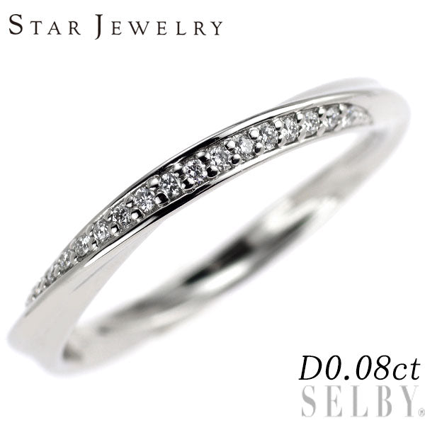 スタージュエリー Pt950 ダイヤモンド リング 0.08ct フォーエバーループ