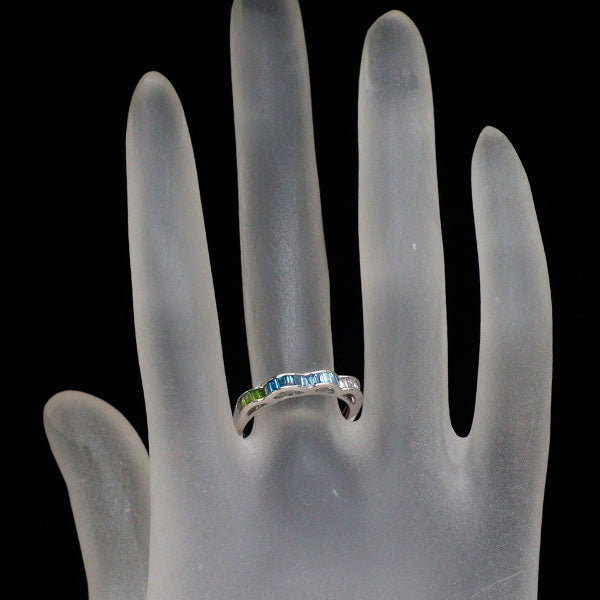 GSTV K18WG カラーレス/トリートカラー ダイヤモンド リング 0.30ct