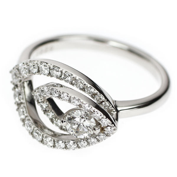 Pt900 ダイヤモンド リング 0.229ct E SI2 VG D0.40ct