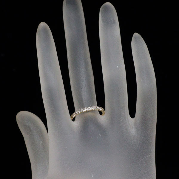 セイレーンアズーロ K18YG ダイヤモンド リング 0.18ct ハーフエタニティ