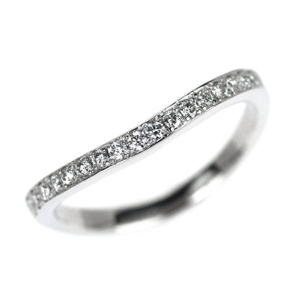 Pt900 ダイヤモンド リング 0.20ct ハーフエタニティ