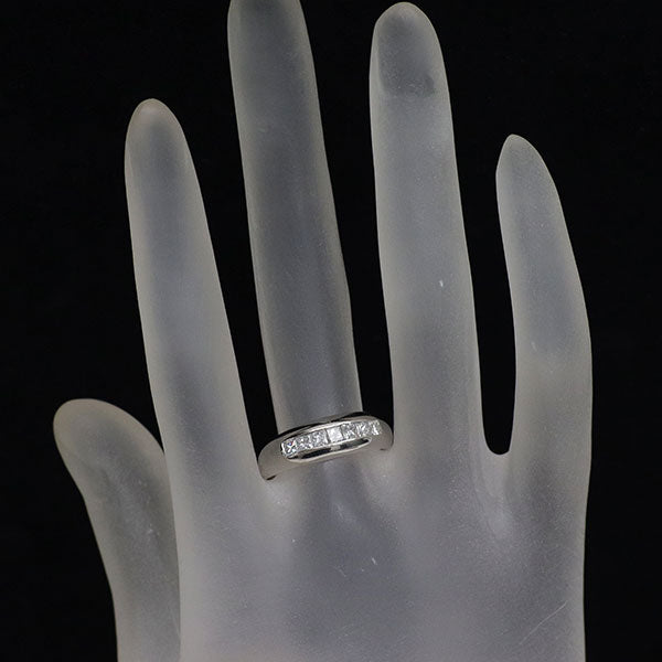 Pt900 プリンセスカット ダイヤモンド リング 0.55ct