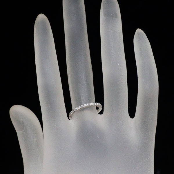 GSTV Pt950 ダイヤモンド リング 0.20ct ハーフエタニティ