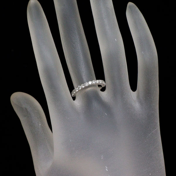 ポンテヴェキオ K18WG ダイヤモンド リング 0.57ct ハーフエタニティ