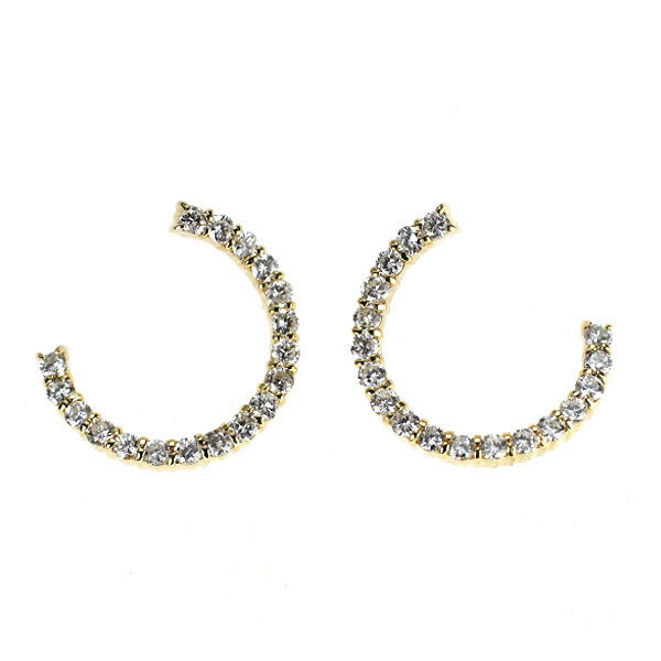 K18YG ダイヤモンド ピアス 0.50ct