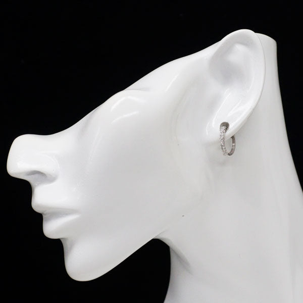 Pt900 ダイヤモンド ピアス 0.31ct フープ