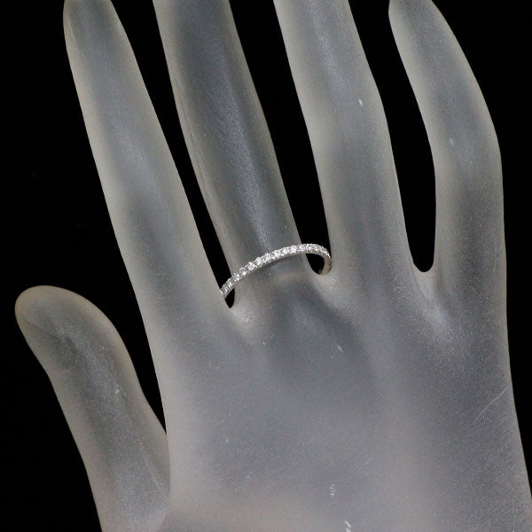 K18WG ダイヤモンド リング 0.22ct ハーフエタニティ