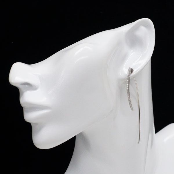 イーノス/E-NO'S K18WG ダイヤモンド ピアス 0.35ct