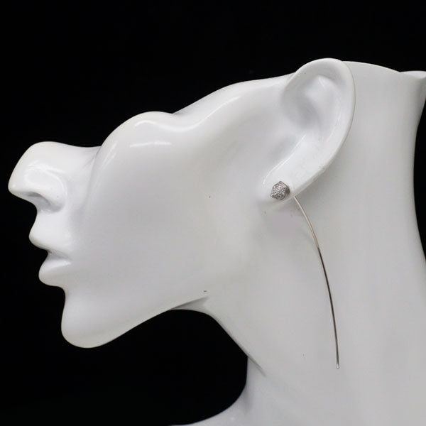 イーノス/E-NO'S K18WG ダイヤモンド ピアス 0.35ct