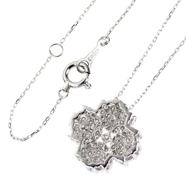 K18WG ダイヤモンド ペンダントネックレス 0.50ct