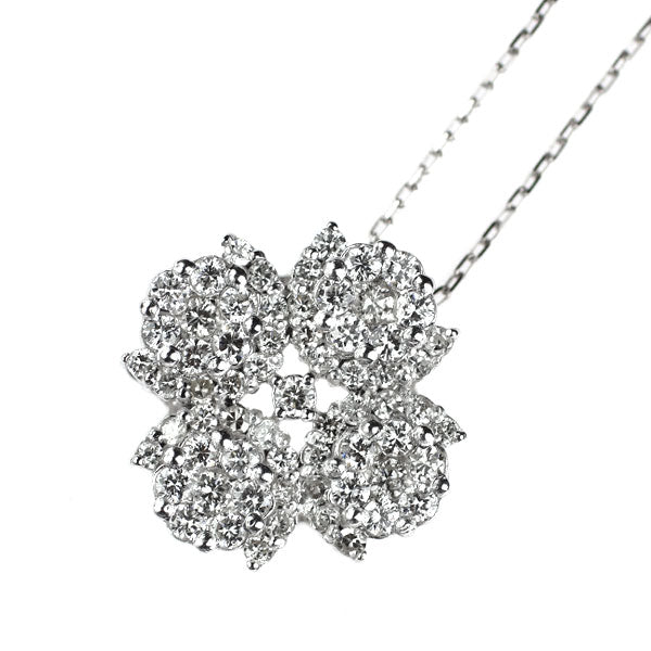 K18WG ダイヤモンド ペンダントネックレス 0.50ct