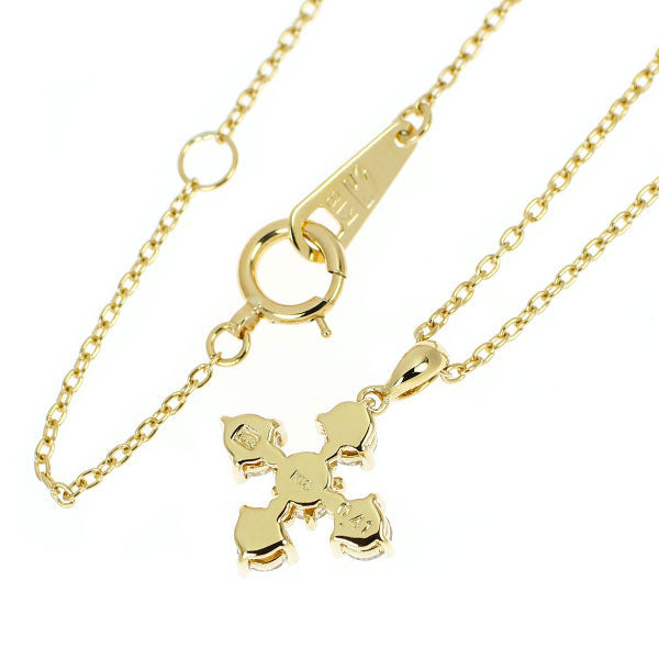 セイコー K18YG ダイヤモンド ペンダントネックレス 0.41ct