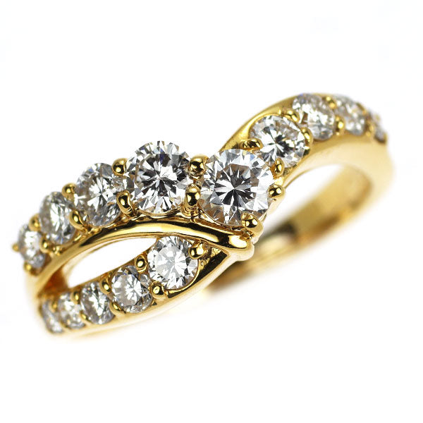 セイコー K18YG ダイヤモンド リング 1.00ct