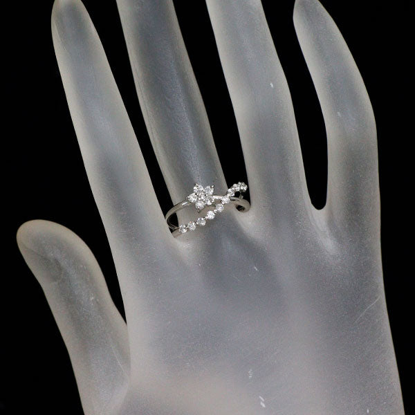 Pt900 ダイヤモンド リング 0.50ct フラワー
