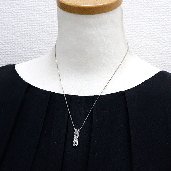 Pt900/ Pt850 ダイヤモンド ペンダントネックレス 1.00ct
