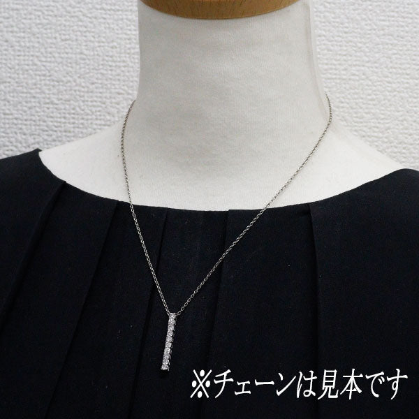 Pt900 ダイヤモンド ペンダントトップ 0.84ct
