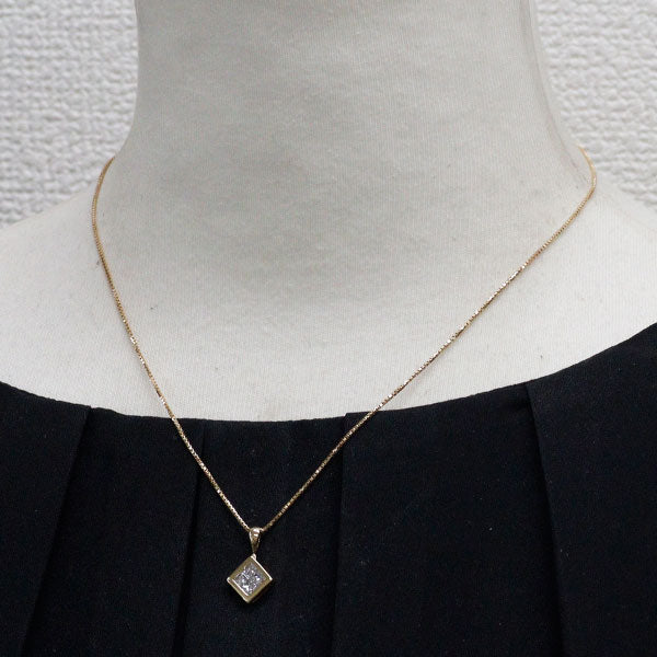 K18YG ダイヤモンド ペンダントネックレス 0.51ct