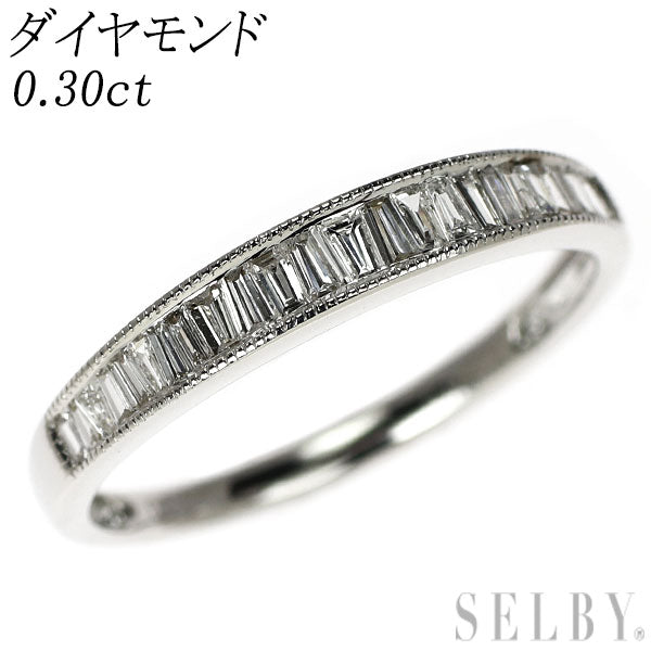 K18WG ダイヤモンド リング 0.30ct