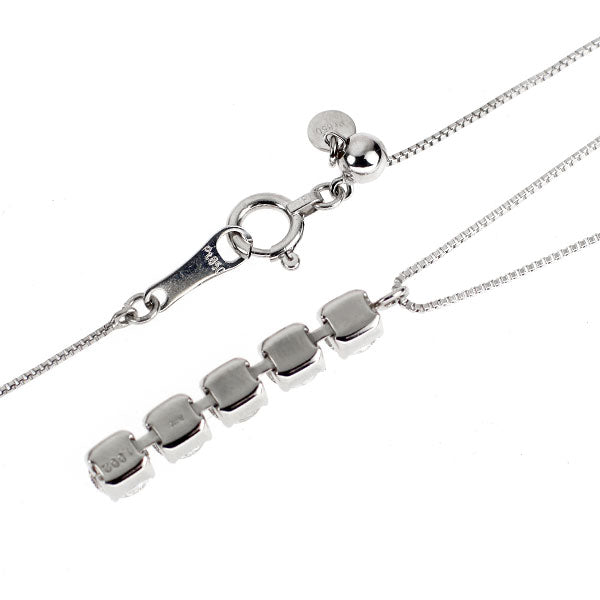 Pt900/ Pt850 ダイヤモンド ペンダントネックレス 1.002ct