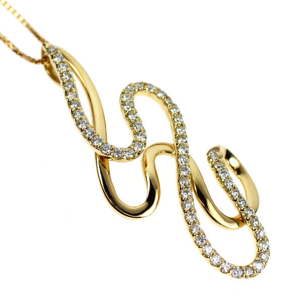 K18YG ダイヤモンド ペンダントネックレス 0.55ct