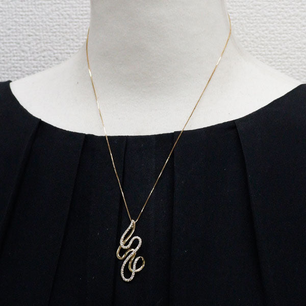 K18YG ダイヤモンド ペンダントネックレス 0.55ct