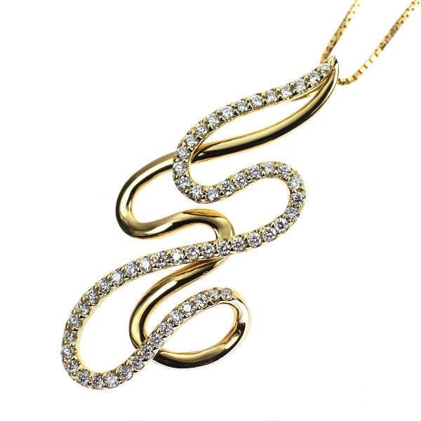 K18YG ダイヤモンド ペンダントネックレス 0.55ct