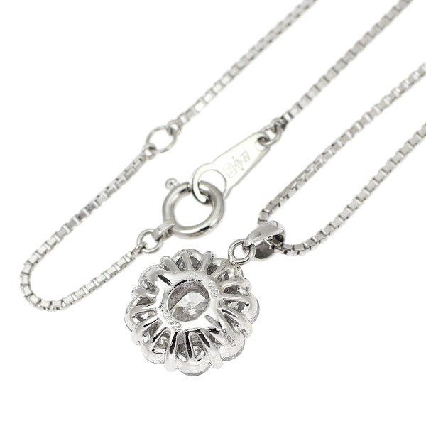 Pt900/ Pt850 ダイヤモンド ペンダントネックレス 1.002ct D1.03ct