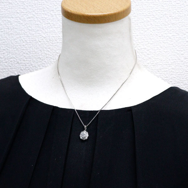 Pt900/ Pt850 ダイヤモンド ペンダントネックレス 1.002ct D1.03ct