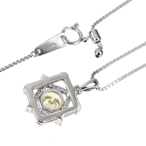 Pt900/ Pt850 ダイヤモンド ペンダントネックレス 1.009ct D0.67ct