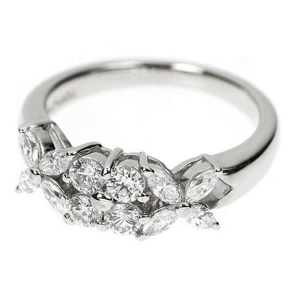 SUWA Pt950 ダイヤモンド リング 0.73ct フラワー 《セルビー銀座店》【中古】
