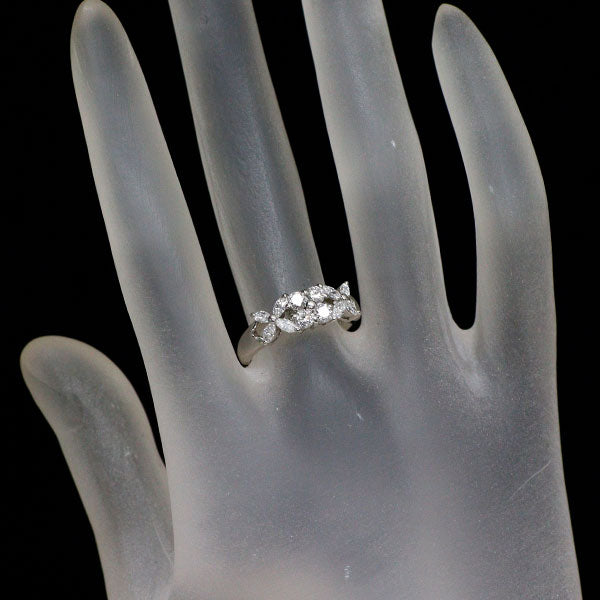 SUWA Pt950 ダイヤモンド リング 0.73ct フラワー 《セルビー銀座店》【中古】