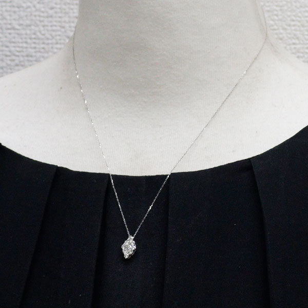 K18WG ダイヤモンド ペンダントネックレス 0.55ct