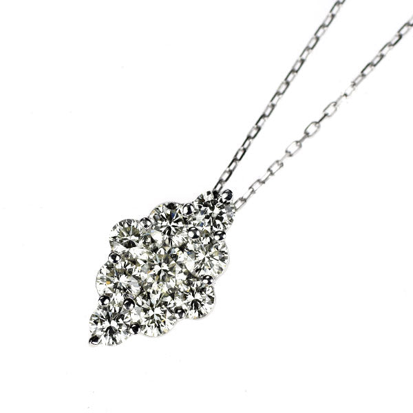 K18WG ダイヤモンド ペンダントネックレス 0.55ct