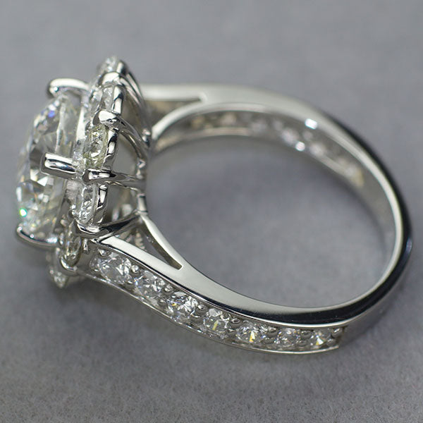 新品 Pt950 大粒ダイヤモンド  リング 3.046ct G SI2 G D2.12ct【エスコレ】