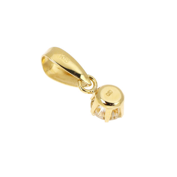 K18YG ダイヤモンド ペンダントトップ 0.20ct