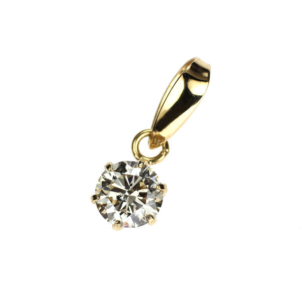 K18YG ダイヤモンド ペンダントトップ 0.30ct