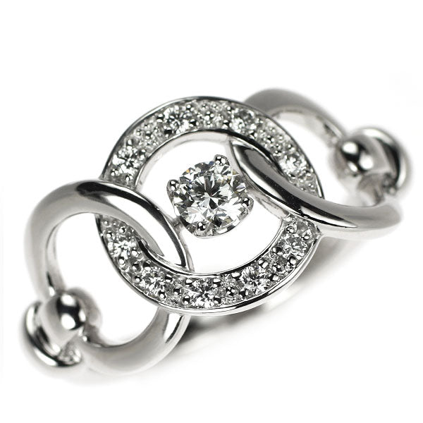 スイートテン/Sweet10 Pt900 ダイヤモンド リング 0.186ct H SI2 G D0.12ct