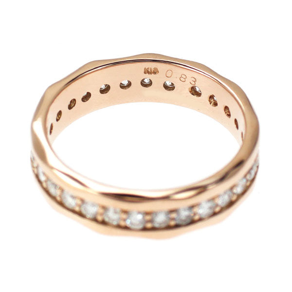 K18PG ダイヤモンド リング 0.83ct フルエタニティ