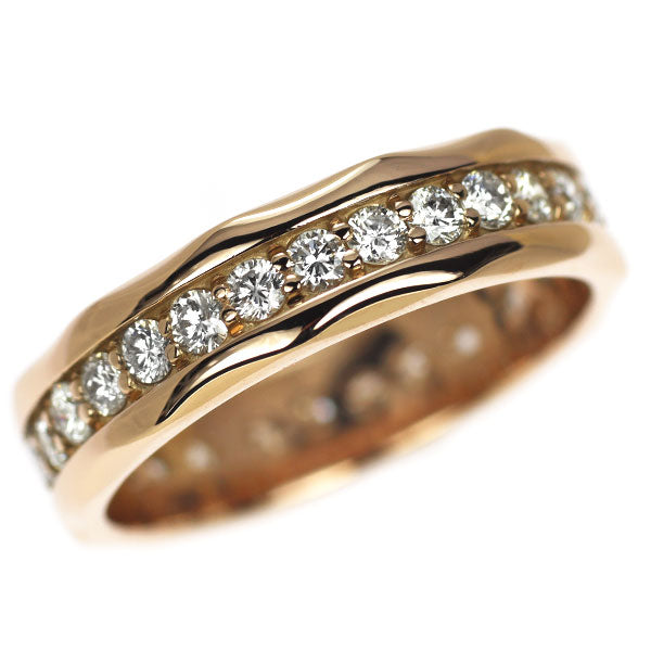 K18PG ダイヤモンド リング 0.83ct フルエタニティ