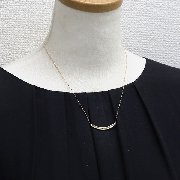 K18YG ダイヤモンド ペンダントネックレス 0.25ct