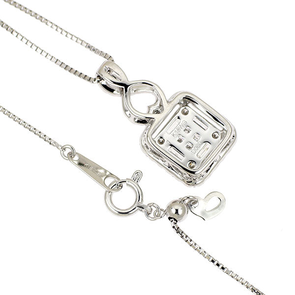 K18WG ダイヤモンド ペンダントネックレス 0.60ct