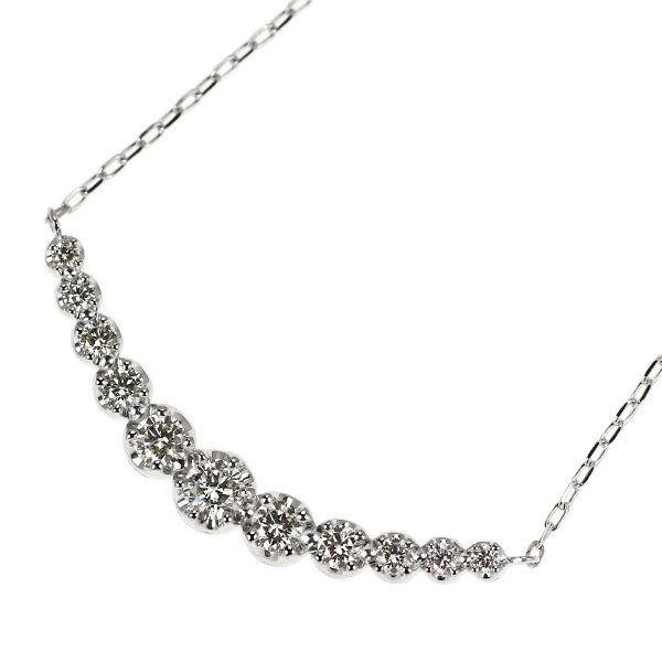 Pt900/ Pt850 H&C ダイヤモンド ペンダントネックレス 0.50ct