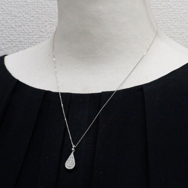 K18WG ダイヤモンド ペンダントネックレス 0.67ct