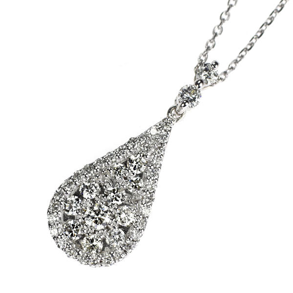 K18WG ダイヤモンド ペンダントネックレス 0.67ct
