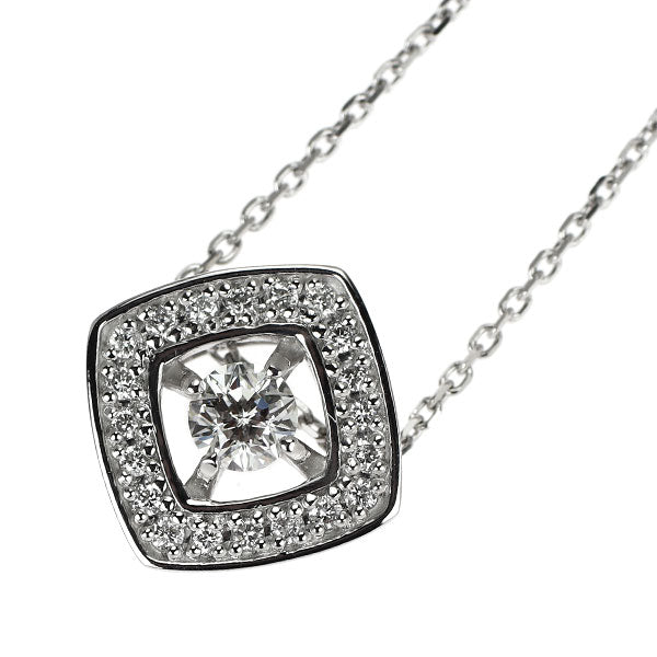 wish upon a star Pt900/ Pt850 ダイヤモンド ペンダントネックレス 0.165ct D0.09ct