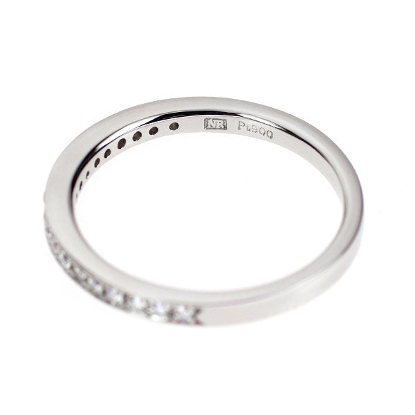 ニナリッチ Pt900 ダイヤモンド リング 0.20ct ハーフエタニティ